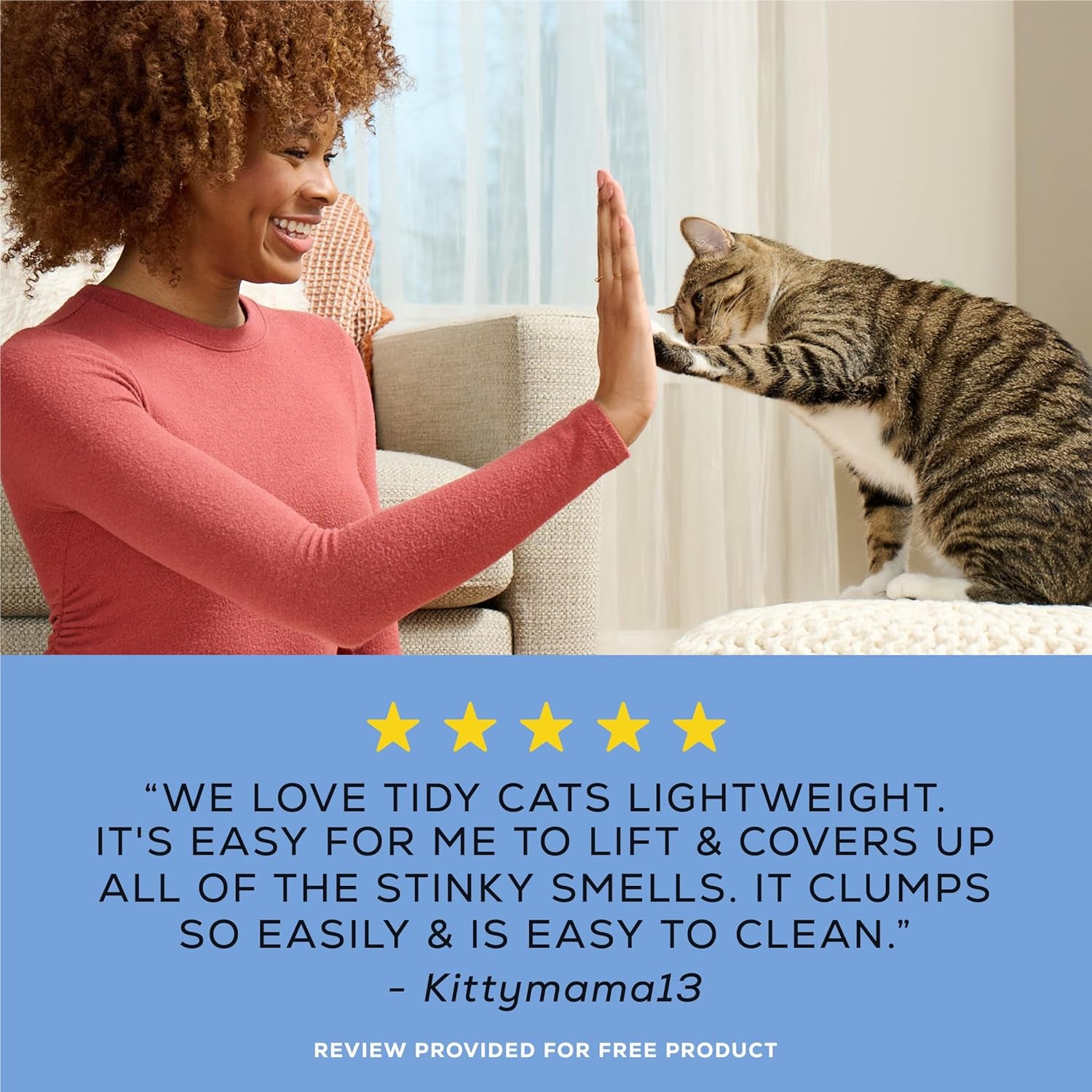 Purina  Lightweight 4-In-1 Strength Multi-Cat, Odor Control, Clumping, 99.9 Percent Dust Free Cat Litter - 17 Lb. Box