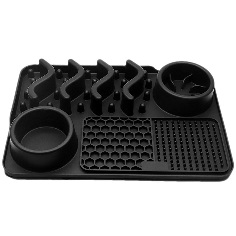 Multi-Functional Pet Food Bowl Slow Food Dinner Basin Pad