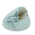 Autumn Winter soft plush Round pet bed pet bed Winter warm cold plush comforter nest Shell cat nest semi-enclosed cat nest