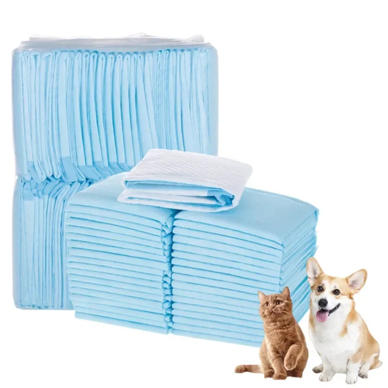 Pet Diaper Pads Absorbent Odor-Control Quick Dry Puppy Dog Training Pee Mats Pet Supplies Dog Toilet Disposable
