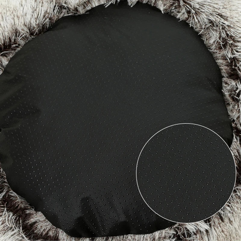 Autumn Winter soft plush Round pet bed pet bed Winter warm cold plush comforter nest Shell cat nest semi-enclosed cat nest