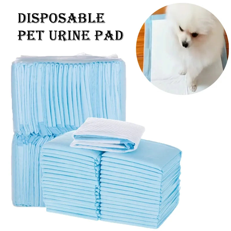 Pet Diaper Pads Absorbent Odor-Control Quick Dry Puppy Dog Training Pee Mats Pet Supplies Dog Toilet Disposable
