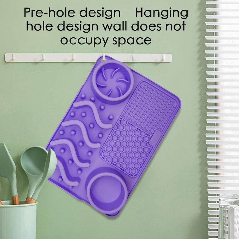 Multi-Functional Pet Food Bowl Slow Food Dinner Basin Pad