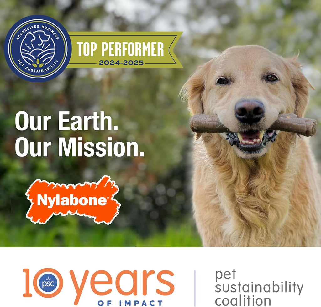 Double Action Bone Power Chew Toy for Dogs, Dog Toys for Aggressive Chewers, Bacon Flavor, X-Large - 50+ Lbs, 1 Count